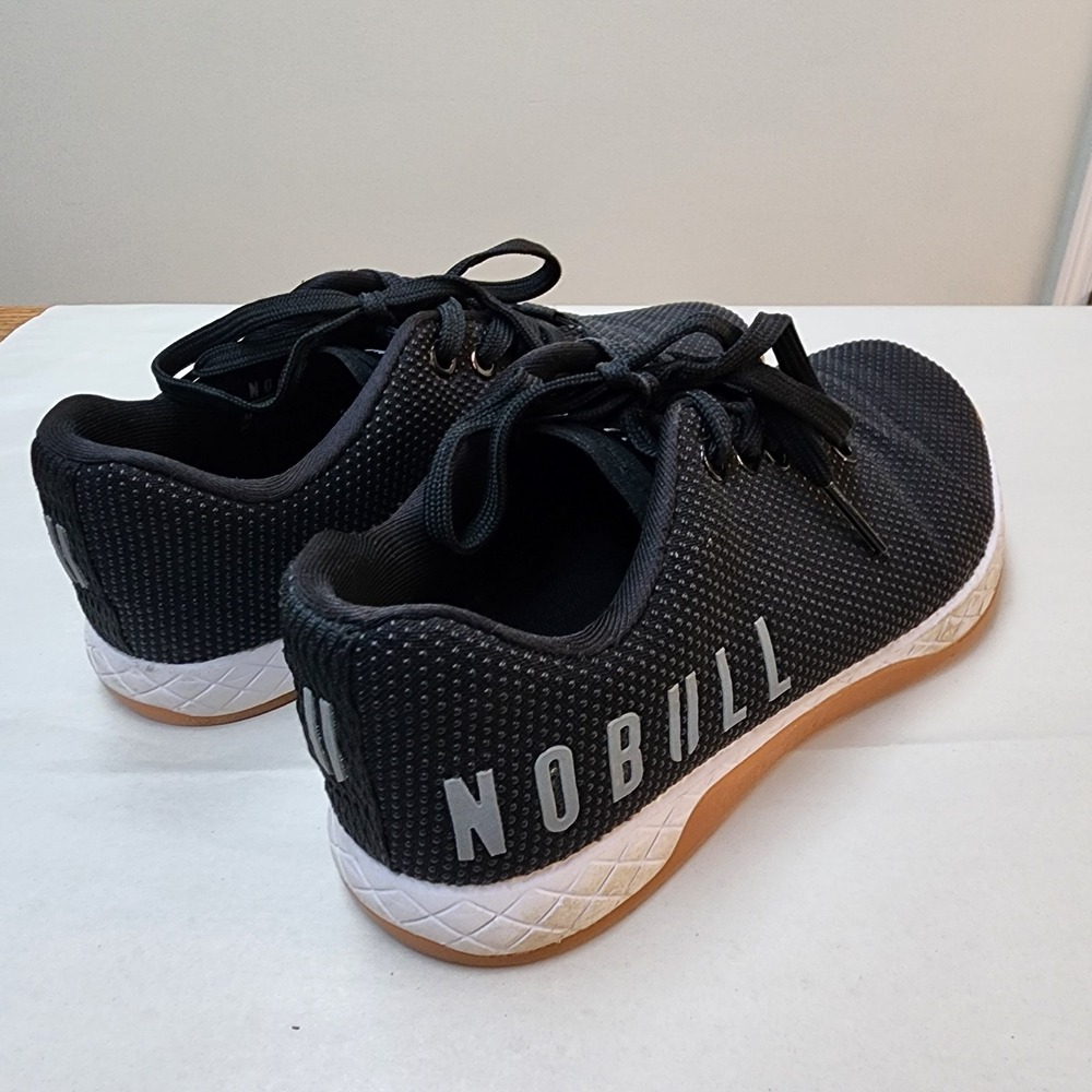 NOBULL Trainers Black Gum Bottoms Women's Size 6 Mens 4.5 Athletic Shoe - Picture 4 of 11